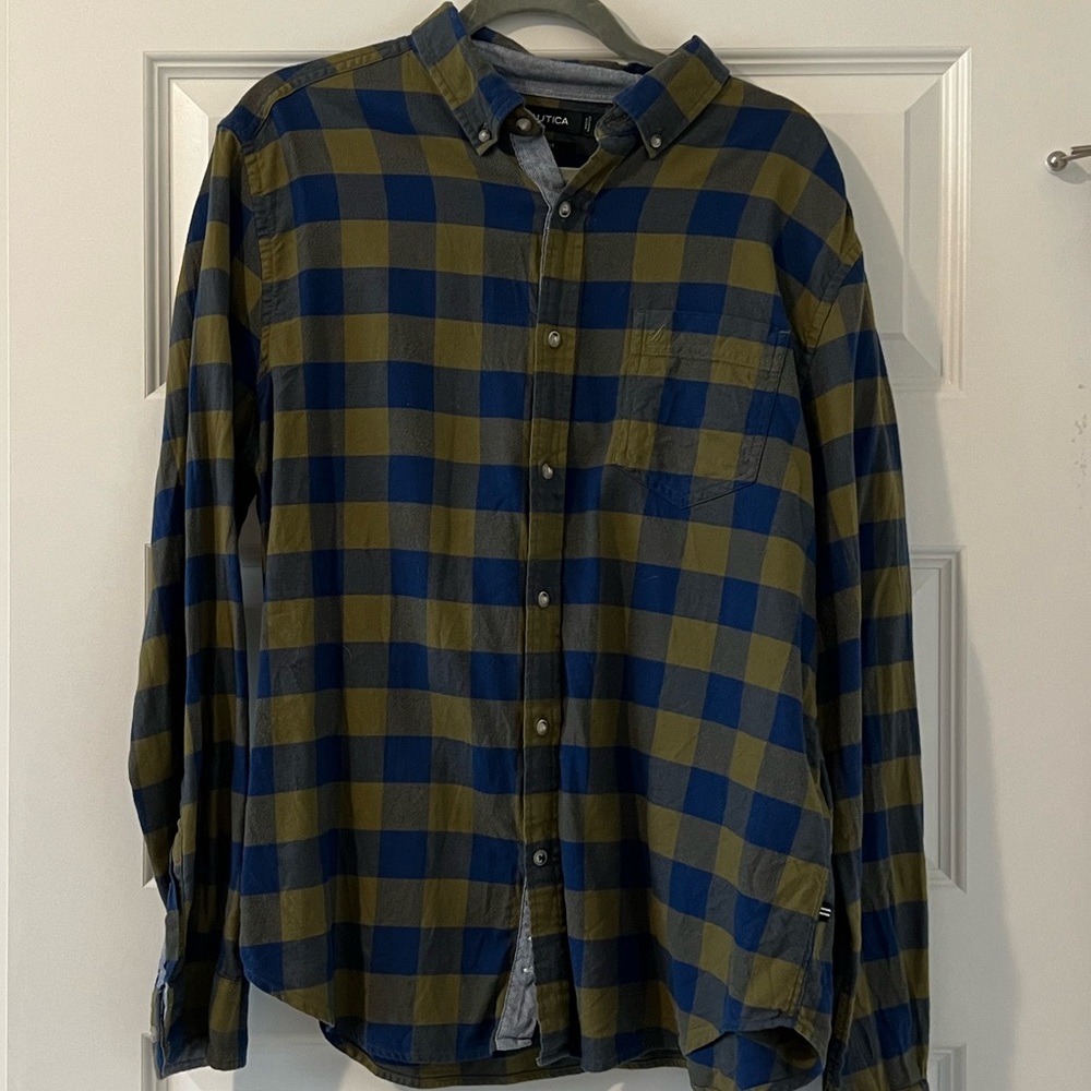 Green and Blue Flannel